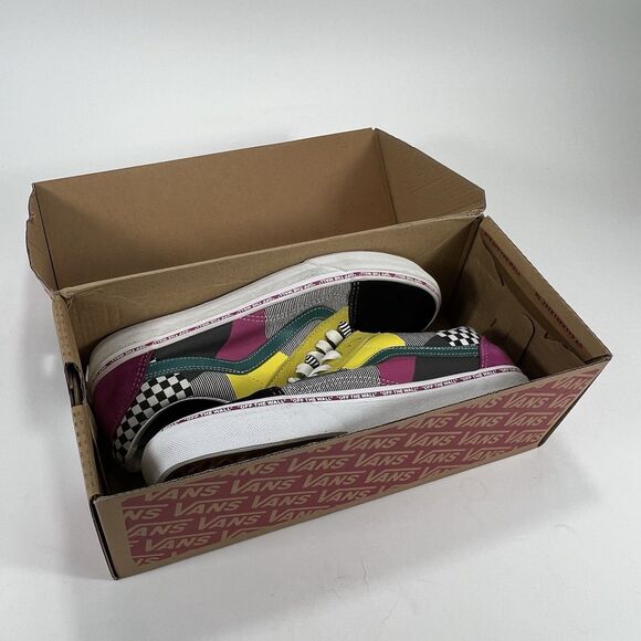 Vans Old Skool Juxtapose Shoes Mens 9 Womens 10.5 Open Box Never Worn Skater - Picture 13 of 13